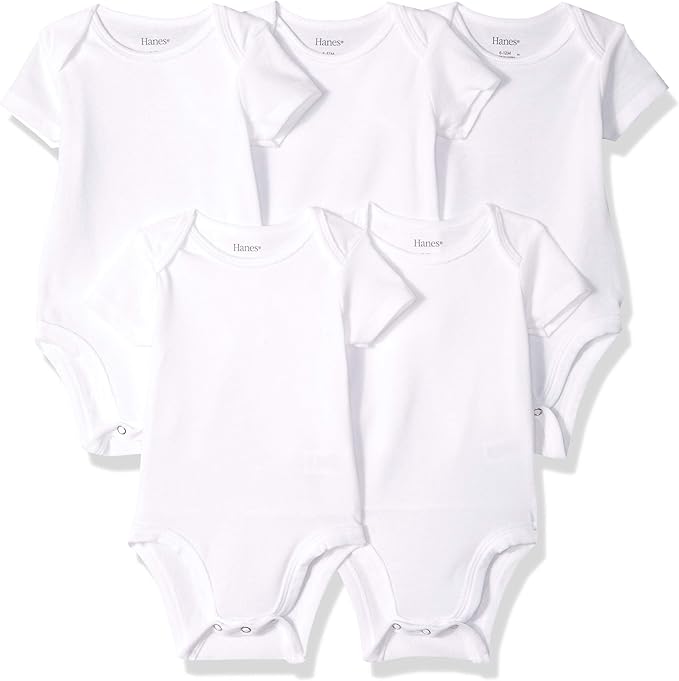 Hanes Baby Bodysuits, Ultimate Flexy Short Sleeve by Hanes