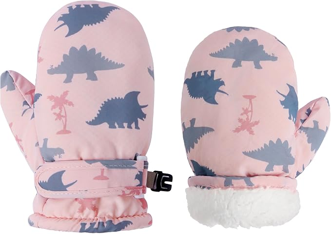 Toddler Mittens Lined Fleece Snow Gloves by Fynnsure