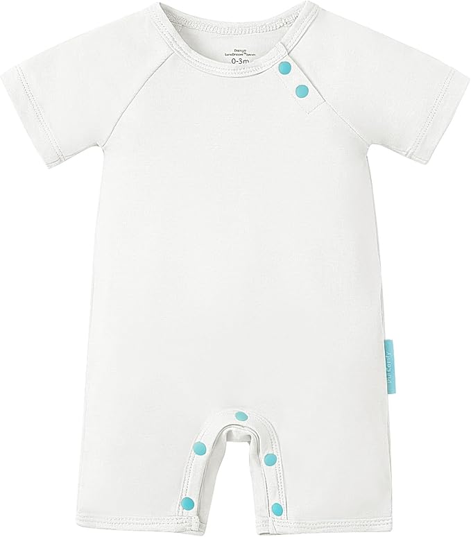 PurComfy SuperSoft Bamboo Viscose Baby Romper, Short Sleeve | One-piece Summer by PurComfy