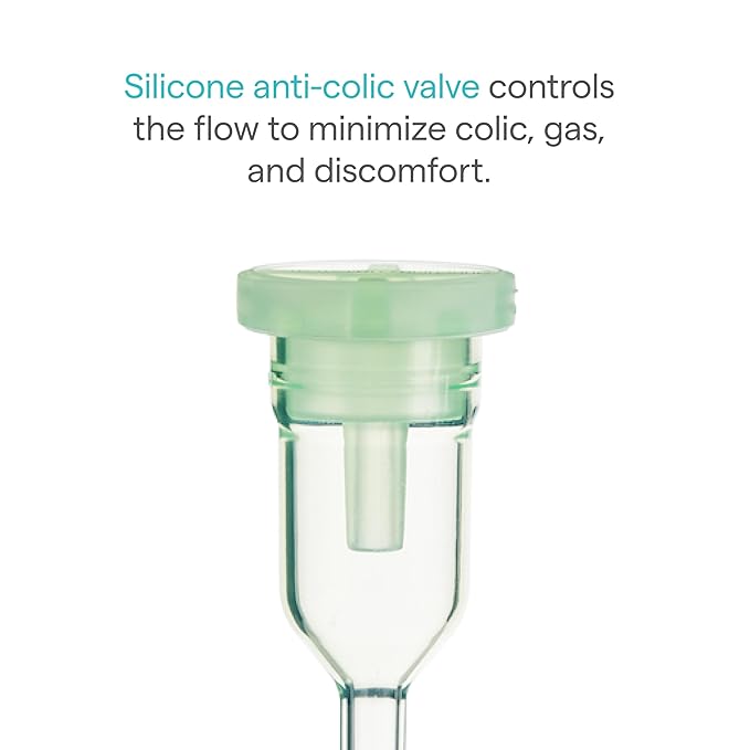 Munchkin Bond Silicone Coated Glass Baby Bottles - Anti-Colic Feeding System with Natural Feel Nipples, 4 Ounce, 2 Pack, White
