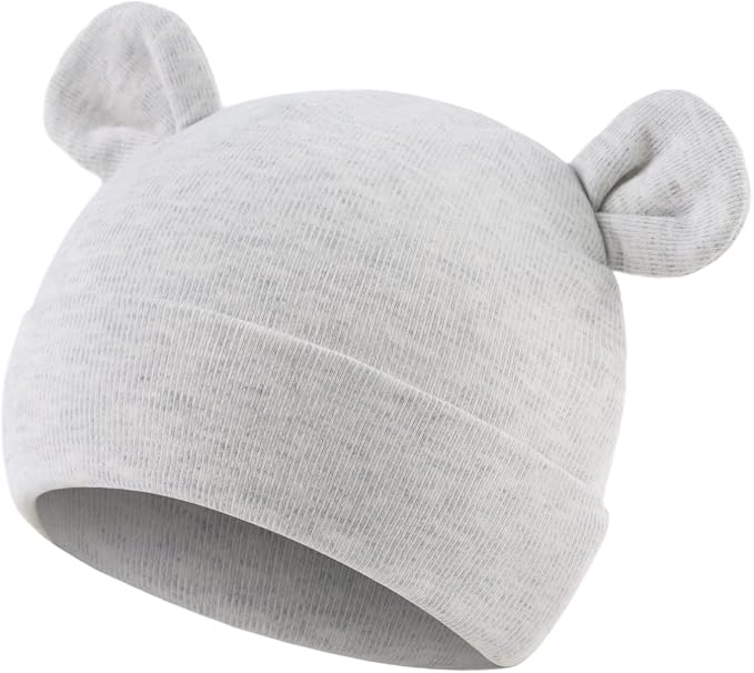 Cotton Newborn Baby Girls Hat Spring Newborn Boys Hat Cute Rabbit Infant Beanie - Image 2