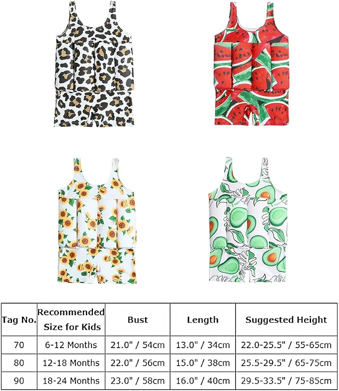 Kids Boys Girls Floatation Swimsuit - Image 6