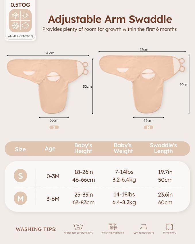 Unnivoll Baby Swaddles for Newborns - Image 6