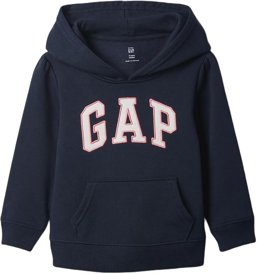 GAP Baby-Girls Playtime Favorites Logo Pullover Hoodie Hooded Sweatshirt by GAP