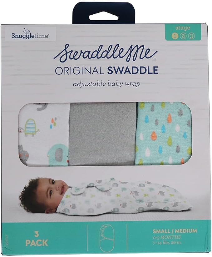 SwaddleMe by Ingenuity Original Swaddle, 100% Cotton, Improves Sleep & Calms - Image 8