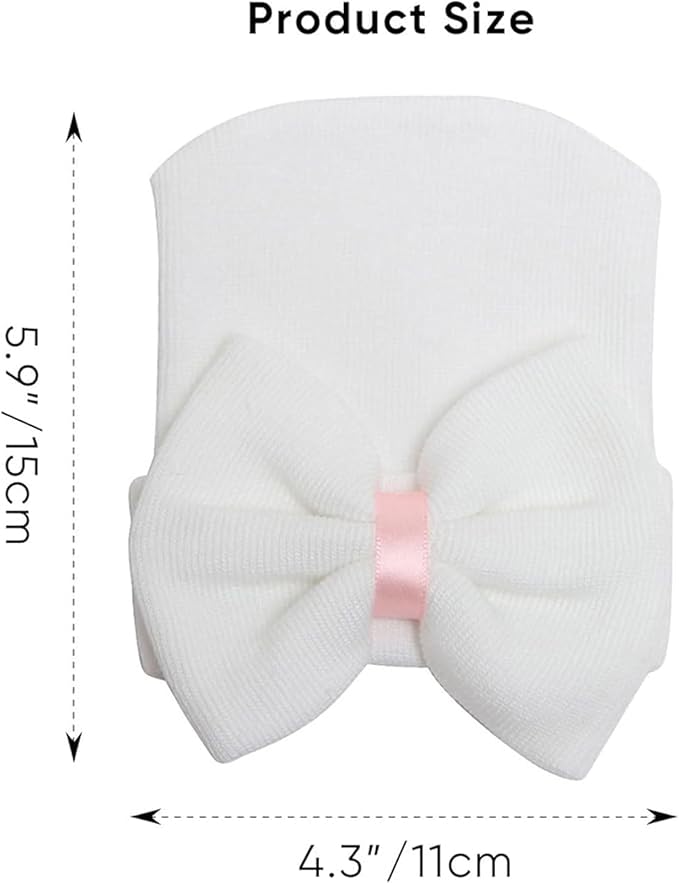 AQOKKA Newborn Baby Girl Hats - Image 7