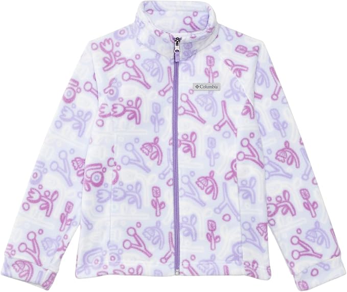 Columbia Youth Girls Benton Springs II Printed Fleece Jacket by Columbia