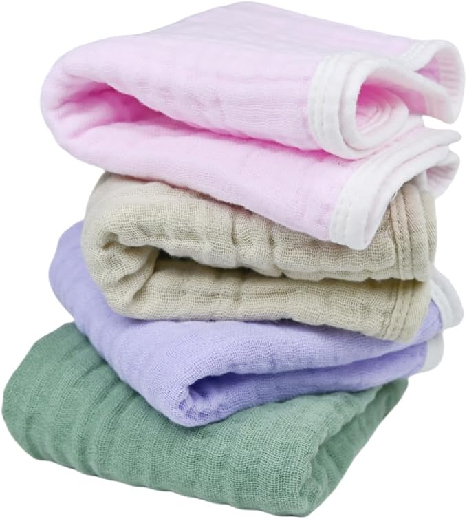 Burp Cloths Large, Muslin Burp Cloths - Image 3