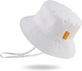 JANGANNSA Cotton Baby Sun Hat Infant Toddler Boys Girls Bucket Hats Summer Sun by JANGANNSA