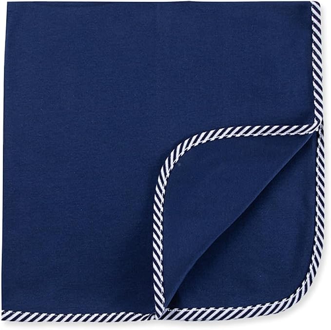 Little Me Blankets for Baby Boys' Sailboats Swaddling Receiving Blanket - Image 3