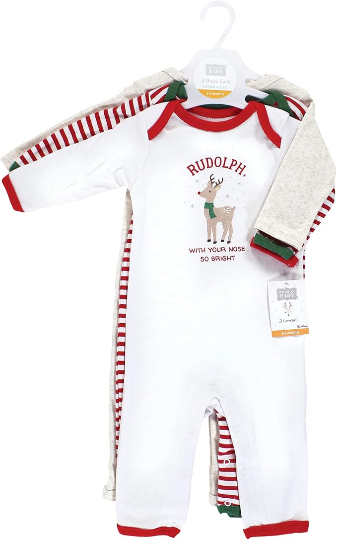 Hudson Baby unisex-child Cotton Coveralls - Image 2