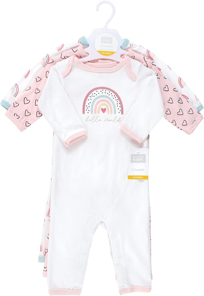 Hudson Baby unisex-child Cotton Coveralls - Image 2