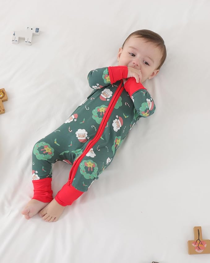 GUISBY Baby Footless Pajamas, Rayon of Bamboo, NB-2T | Rayon of bamboo softness - Image 4