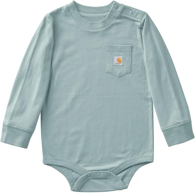 Carhartt Long-Sleeve Pocket Bodysuit | 100% Cotton | Made From Breathable by Carhartt