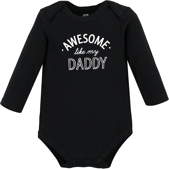 Hudson Baby baby-boys Cotton Long-sleeve Bodysuits 3-pack - Image 5