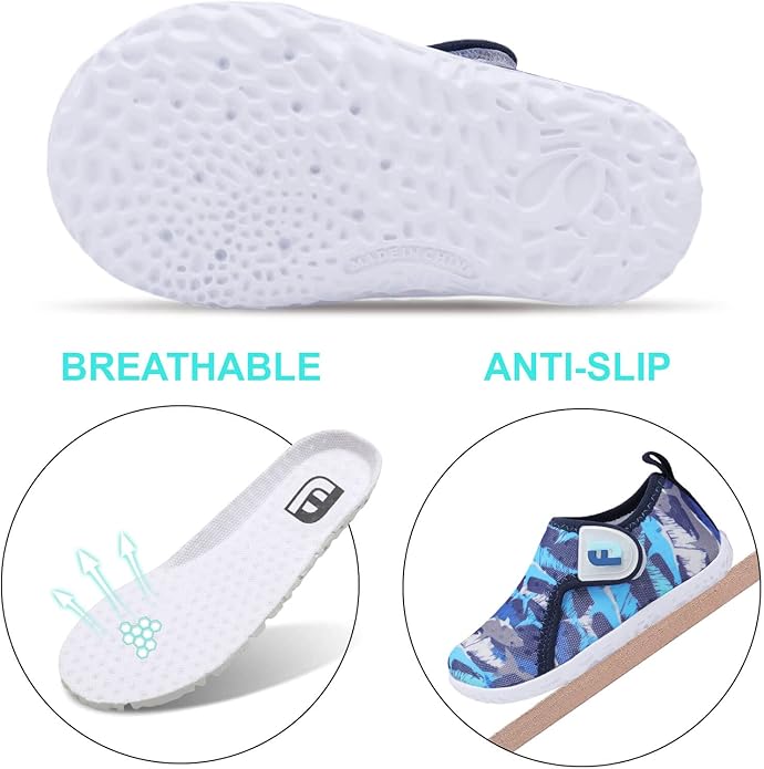 JOINFREE Baby Toddler Water Shoes Boys Girls Sandals Barefoot Kids Breathable Sneakers Shoes for Walking Running