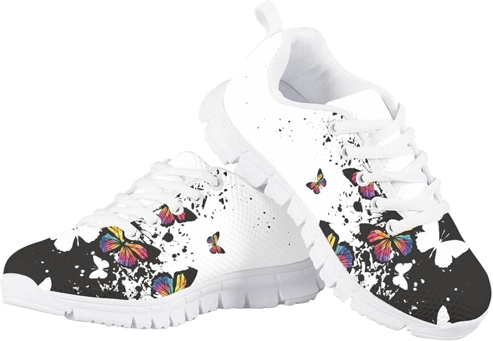 MARSVOVO First Shoes for Walking Boy Girl Athletic Lightweight Flexible Lace-up Breathable Running Shoes Casual Classic Comfortable Non Slip Play Sport Learning to Walk Toddler Girl Sneakers