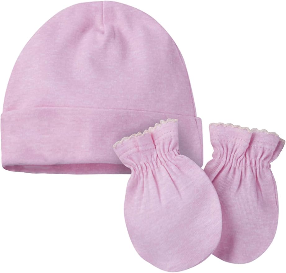 Onesies Brand Baby 12 Piece Cap and Mitten Set | Six cotton caps and six mitten - Image 5