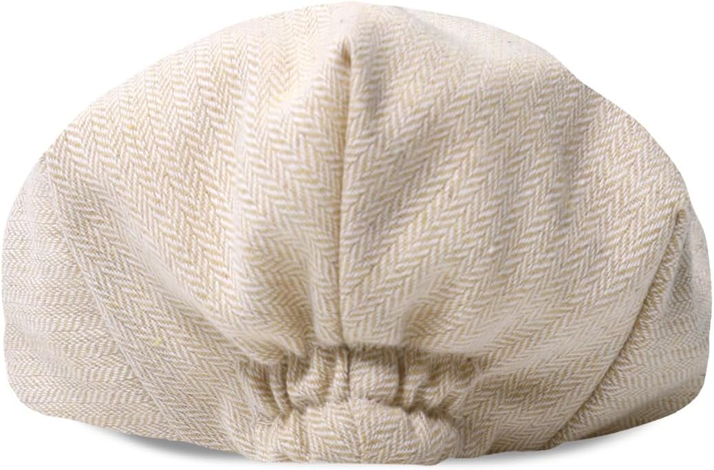 A&J DESIGN Baby Boys Newsboy Cap Toddler Kids Tweed Vintage Flat Hat - Image 2