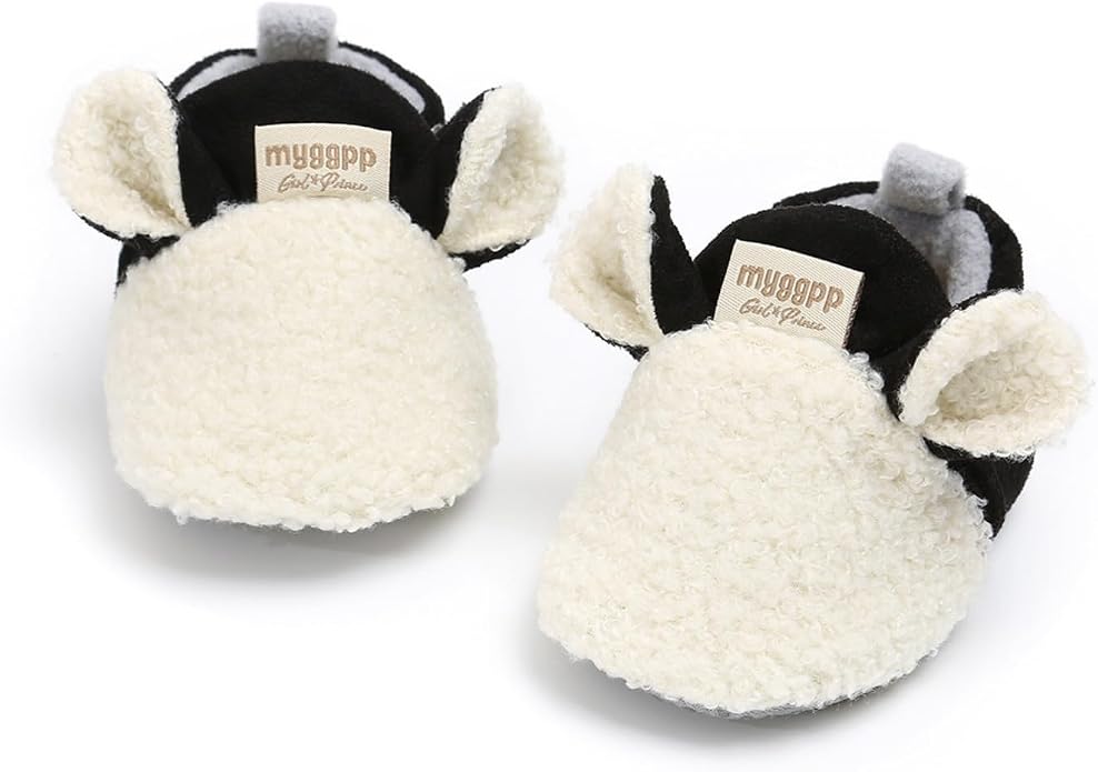 Baby Boys Girls Cotton Booties Non Skid Soft Sock Boots Infant Slippers Newborn - Image 8