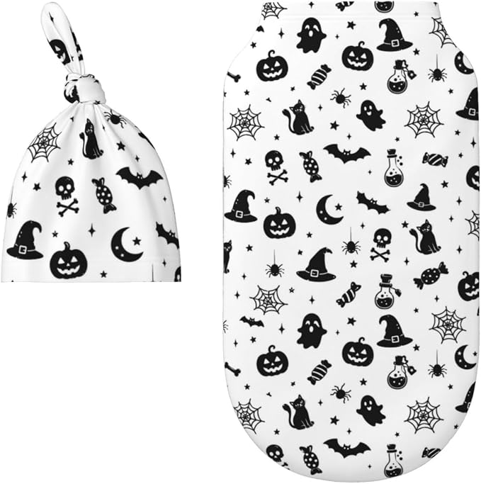 Goth Swaddle Blankets Soft Receiving Blanket Baby Swaddle Wrap - Image 3
