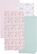 EVERYDAY KIDS 4 Pack of Soft Flannel Receiving Baby Blanket Set by EVERYDAYKIDS
