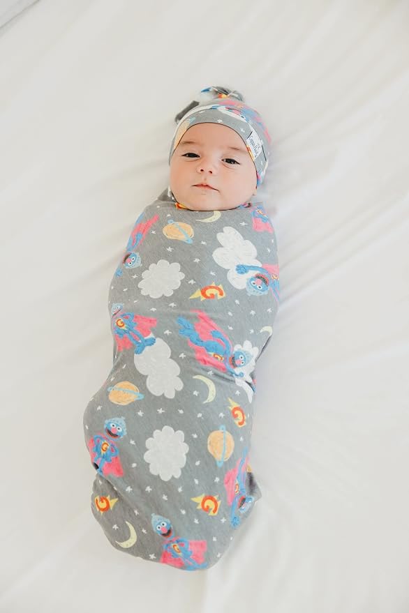Copper Pearl Swaddle Blankets for Newborns | Soft Stretchy Receiving Blankets - Image 5