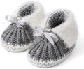 Meckior Baby Booties Newborn First Walkers Cozy Shoes Warm Hand Crochet Knit by Meckior