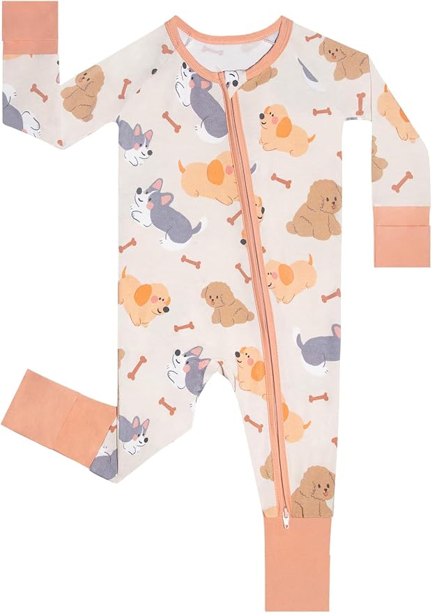 GUISBY Baby Footless Pajamas, Rayon of Bamboo, NB-2T | Rayon of bamboo softness by GUISBY