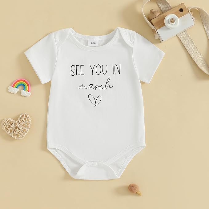 woshilaocai Baby Announcement Bodysuit Pregnancy Reveal - Image 2