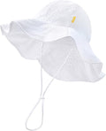 HONGTEYA Baby Sun Hat Wide Brim Adjustable Toddler Beach Bucket Hat | Soft by HONGTEYA
