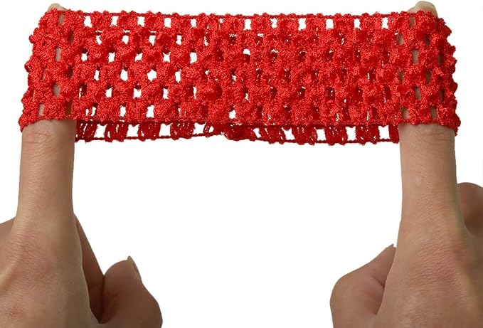 QandSweet Baby Girl's Stretch Headbands Crochet Stretchy Hair Bands DIY - Image 7
