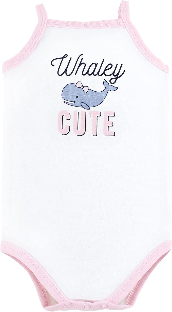 Hudson Baby Unisex Baby Cotton Sleeveless Bodysuits - Image 5