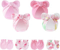 LIDHAY 4PCS Newborn Baby Hospital Hats Beanie Bow Infant Caps Cotton Preemie by LIDHAY