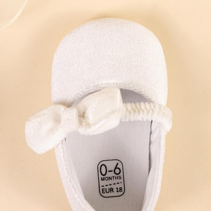 KIDSUN Infant Baby Girls Mary Jane Shoes Non-Slip Rubber Sole Ballet Slippers - Image 6