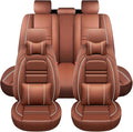 Car Seat Covers for gmc Acadia 2016-2025 | 5-Seats Seat Covers, Waterproof Seat Protectors, Automotive Seat Covers (Full Set with Pillow,Coffee)