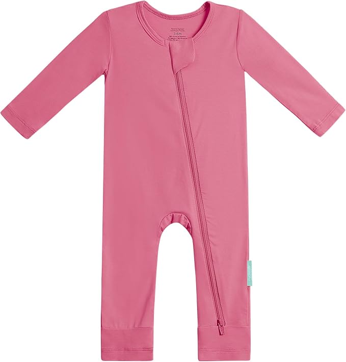 PurComfy Bamboo Viscose Baby Romper, Long Sleeve Pajmas by PurComfy