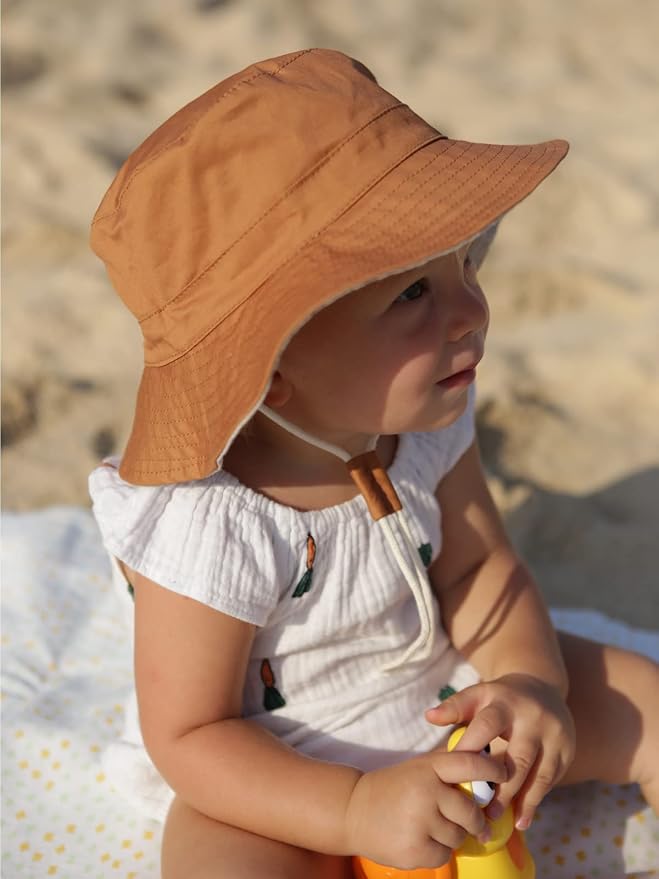 Baby Sun Hat for Boy Girl Toddler Summer Bucket Hat Kids Sun Protection Beach - Image 5