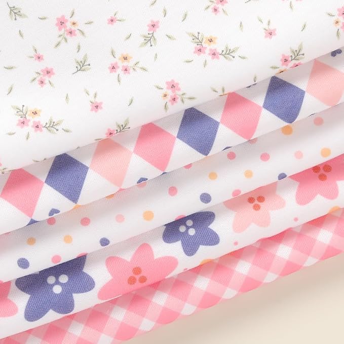 sleepyturtle Pack of 5, Baby Burp Cloths, Soft and Absorbent - Image 7