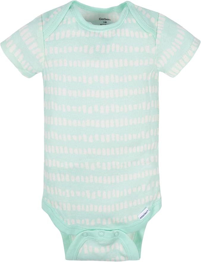 Gerber Baby Boys & Girls 8-Pack Short Sleeve Onesies Bodysuits - Image 4