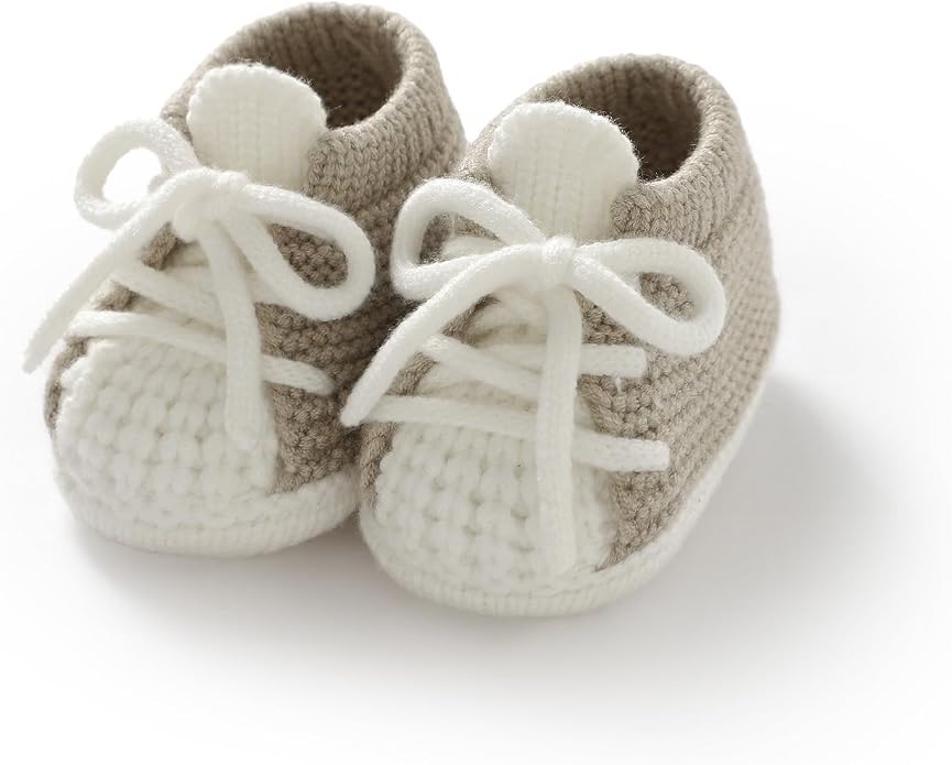 Baby Booties Newborn Baby First Shoes | Cozy Warm Knit Soft Booties by DovFanny