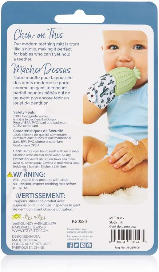 Itzy Ritzy Silicone Teething Mitt - Image 4
