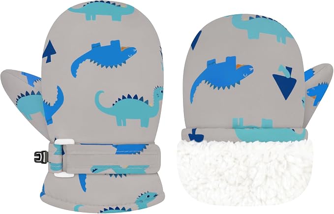 Olreco Baby Toddler Mittens Waterproof Infant Baby Winter Mittens Toddler Snow by Olreco