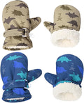 Fleece Lined Mittens for Baby Boys Girls, Baby Toddler Little Kids Winter Warm by Weradau