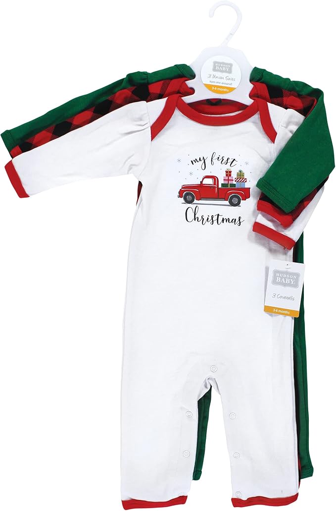 Hudson Baby unisex-child Cotton Coveralls - Image 2