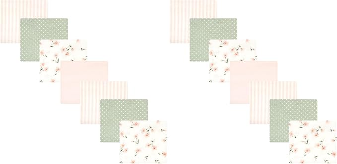 Hudson Baby Unisex Baby Cotton Flannel Receiving Blankets Bundle, One Size by HudsonBaby