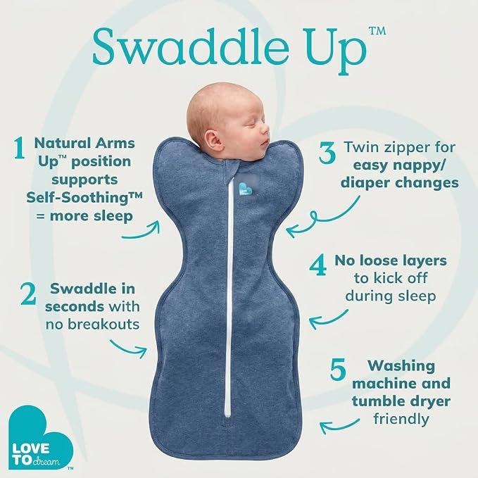 Love to Dream Swaddle UP, Baby Sleep Sack, Self-Soothing Swaddles - Image 5
