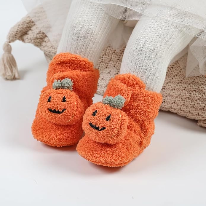 Ohwawadi Infant Baby Slippers Girls Boys Booties Warm Baby Socks Shoes Newborn - Image 3