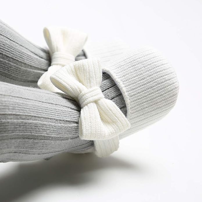 Ohwawadi Infant Baby Boys Girls Slippers Cozy Fleece Booties Soft Bottom Warm - Image 4