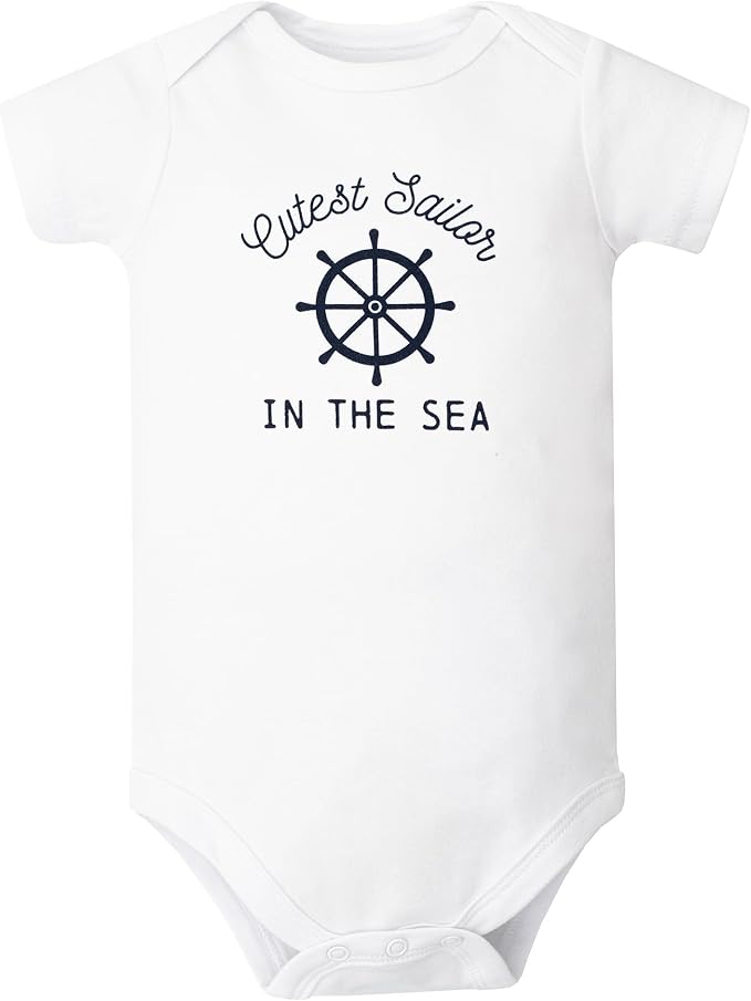 Hudson Baby Infant Boys Cotton Bodysuits 5-Pack - Image 7